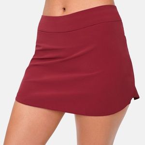 Outdoor Voices Burgundy Skort